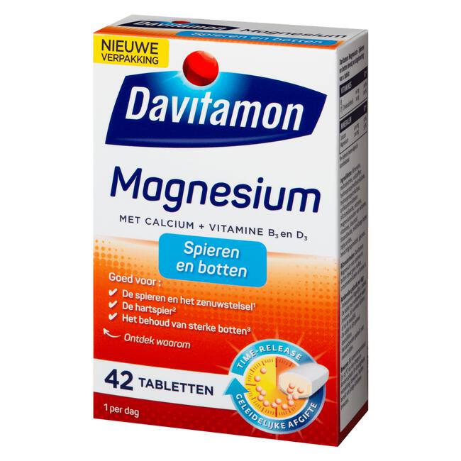 verkoper Mentaliteit efficiëntie Davitamon Magnesium Met Calcium + Vitamine D Tabletten 42 EA | Etos