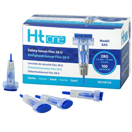 HT One veiligheidslancet Flex 28 G 100 ST
