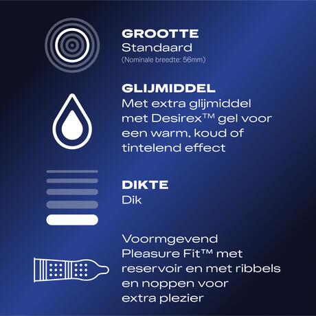 Durex Condooms Orgasm Intense met Ribbels 10 stuks