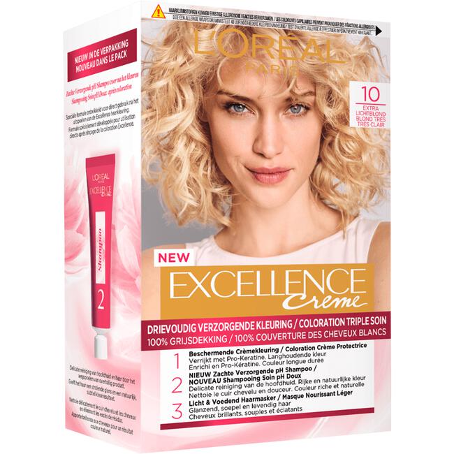 L'Oréal Paris Excellence Crème Verzorgende Crèmekleuring 10 Extra Lichtblond