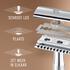 King C. Gillette Double Edge Navulmesjes 10 Stuks