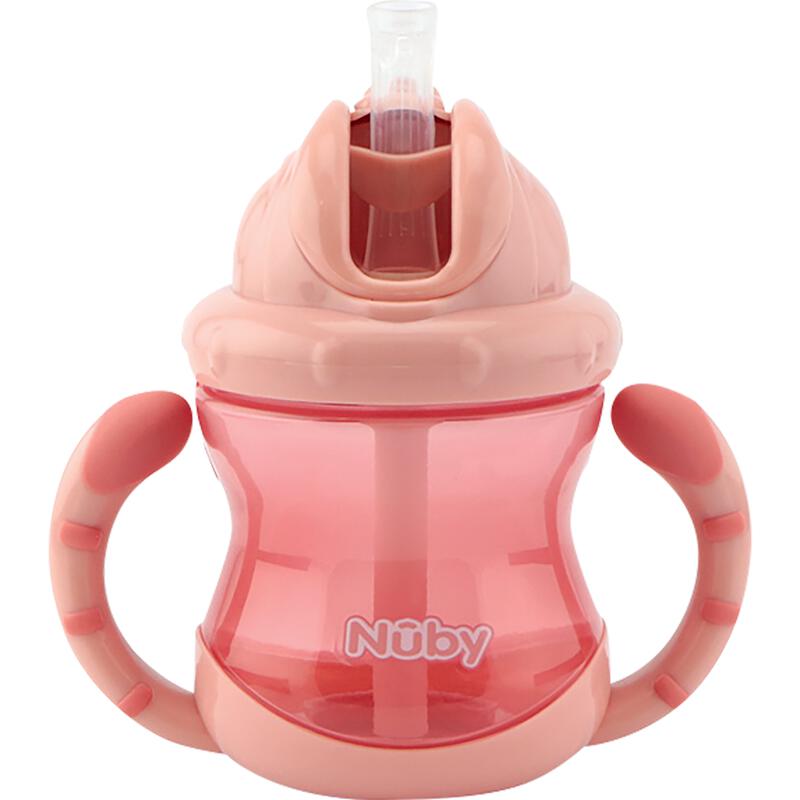 Nûby Flip-It Anti-Lek Drinkbeker Handvaten 12+ Maanden Roze 240 ML
