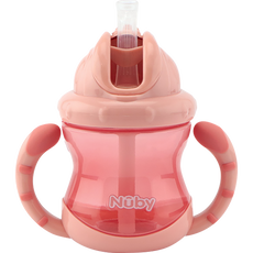 Nûby Flip-It Anti-Lek Drinkbeker Handvaten 12+ Maanden Roze 240 ML