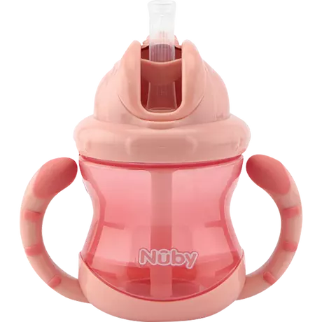 Nûby Flip-It Anti-Lek Drinkbeker Handvaten 12+ Maanden Roze 240 ML