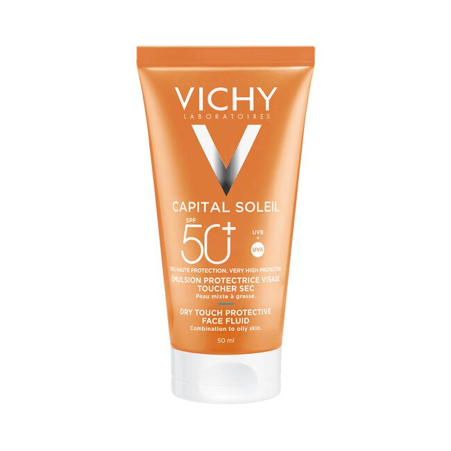 Vichy Capital Soleil Dry Touch Zonnecrème Gezicht SPF50 50 ML