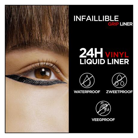 L'Oréal Paris Infaillible 24H Vinyl Liquid Liner Zwart Eyeliner