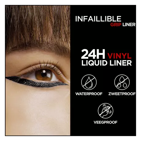 L'Oréal Paris Infaillible 24H Vinyl Liquid Liner Zwart Eyeliner