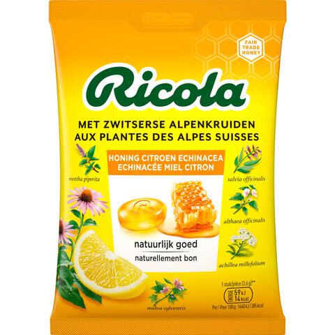 Ricola Honing Citroen Echinacea zakje 75 gram
