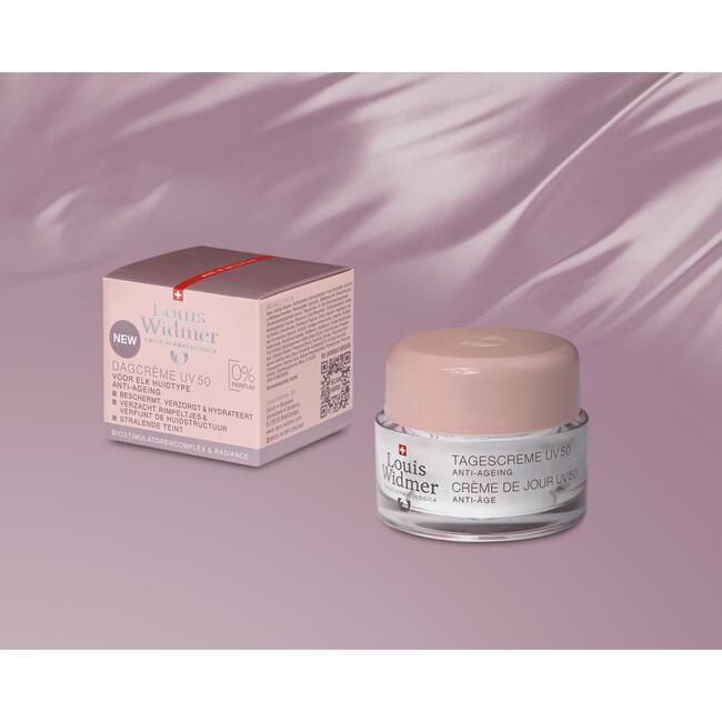 Louis Widmer Dagcrème UV 50 Zonder Parfum 50 ML