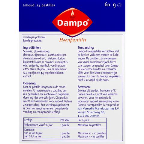 Dampo Hoestpastilles 24 stuks