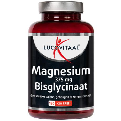 Lucovitaal Magnesium 375 MG Bisglycinaat Tabletten 210 stuks
