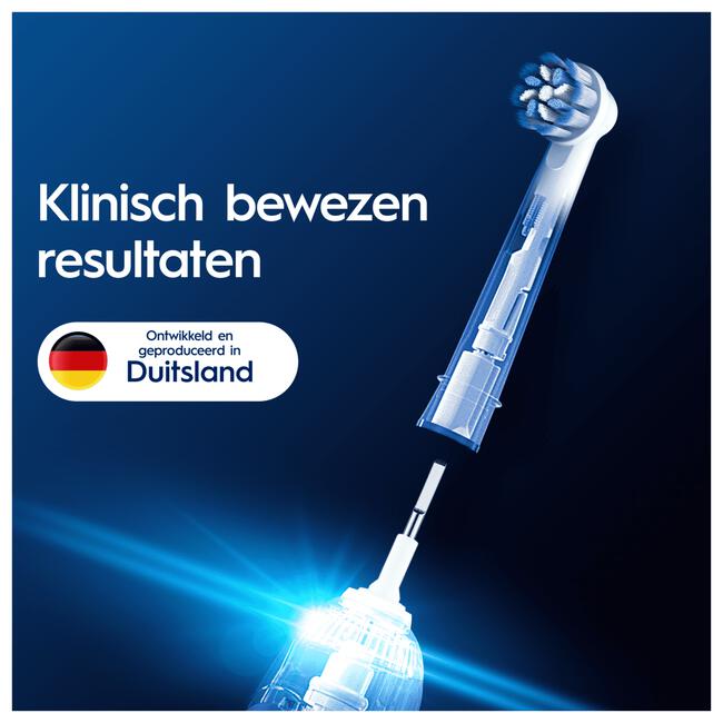 Oral-B Sensitive Clean Opzetborstels Wit - 10 Stuks