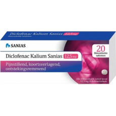 Sanias Diclofenac kalium 12.5 mg tabletten