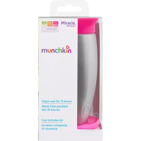 Munchkin Miracle 360° Stainless Steel Anti-Lek Drinkbeker Assorti