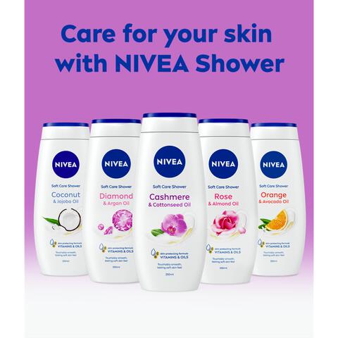 NIVEA Cashmere & Cotton Seed Oil Caring Shower Gel 250 ML