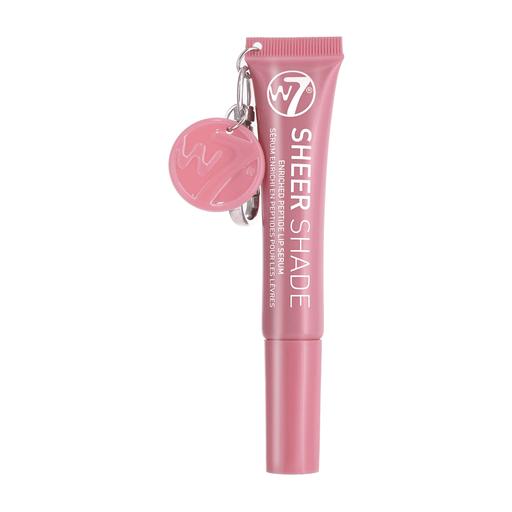 W7 Key Ring Sheer Shade Enriched Peptide Lip Gloss Dusk Petal