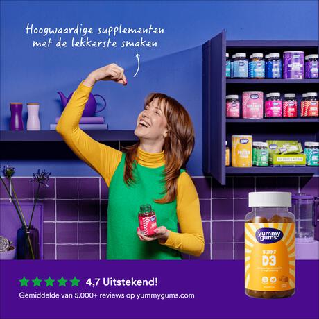 Yummygum Sunny D3 Suikervrij 60 stuks  