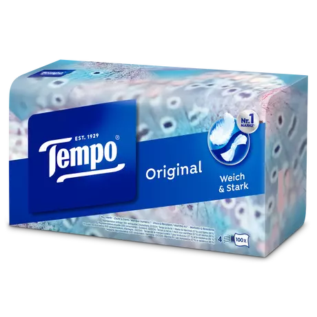 Tempo Original Box 4-Laags Zakdoekjes 100 stuks