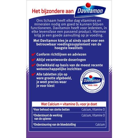 Davitamon Calcium met Vitamine D Kauwtabletten Mint