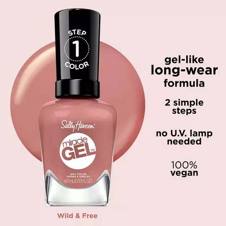 Sally Hansen Miracle Gel Nagellak Wild & Free 240 Paars 14,7 ML