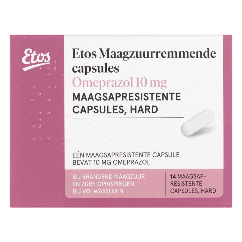 Etos Omeprazol 10 MG Maagzuurremmende Capsules 14 stuks