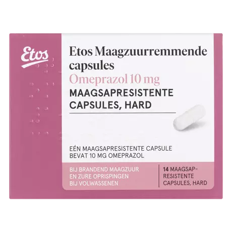 Etos Omeprazol 10 MG Maagzuurremmende Capsules 14 stuks