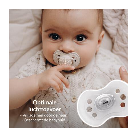 Difrax LOVI Dynamic Fopspeen 6-18M Night & Day Girl 2 stuks