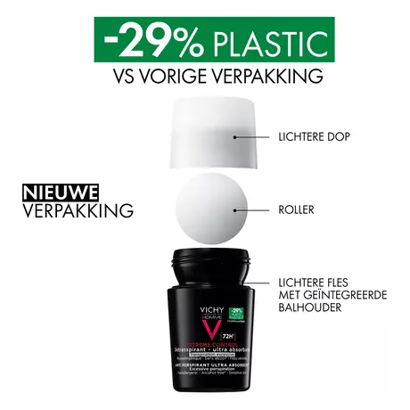 Vichy Homme Deodorant Roller 72U 50 ML