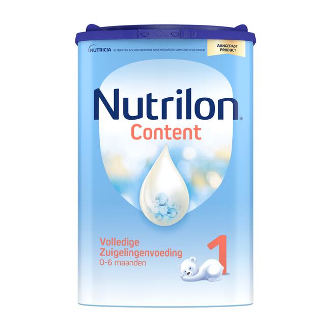 Nutrilon Content 1 Volledige Zuigelingenvoeding 0-6 Maanden 800 GR