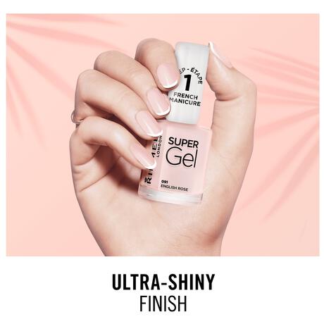 Rimmel London Super Gel French Manicure 091 English Rose