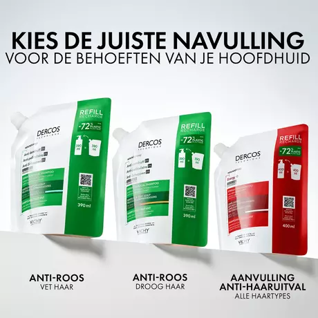 Vichy Dercos Anti-Roos DS Shampoo NH/VH Navulling 390 ML