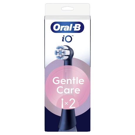 Oral-B iO Gentle Care Opzetborstels Zwart 2 Stuks