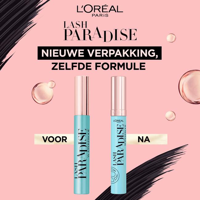 L'Oréal Paris Lash Paradise Volume Mascara Waterproof Zwart