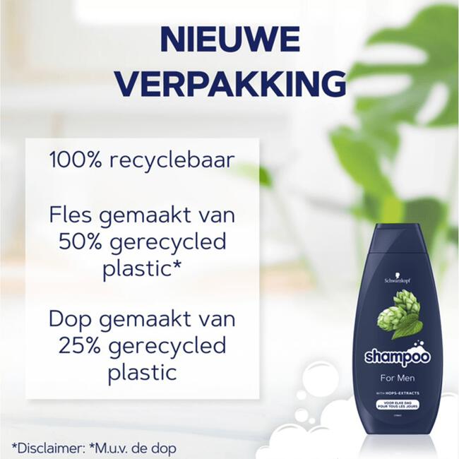 Schwarzkopf for Men Shampoo 400 ML