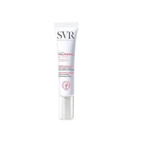 SVR Palpebral Crème Kalmerend, Anti-Jeuk voor Geïrriteerde Oogleden 15ML