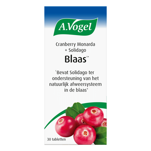 A.Vogel Cranberry Monarda Goed Blaasfunctie Tabletten 30 stuks