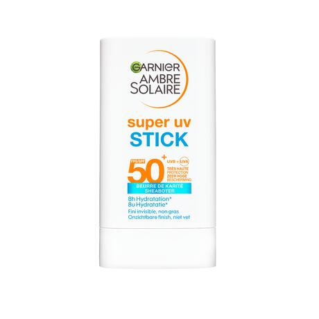 Garnier Ambre Solaire Super UV Face Hydraterende Stick SPF50 18 gram