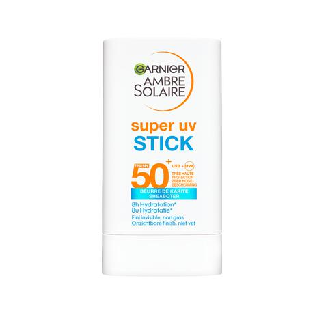 Garnier Ambre Solaire Super UV Face Hydraterende Stick SPF50 18 gram