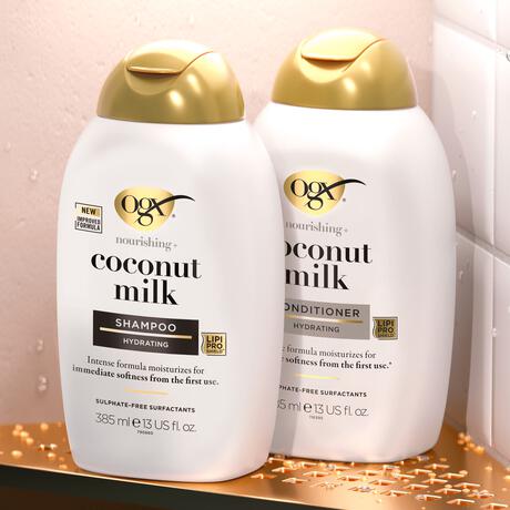 OGX nourishing coconut milk shampoo