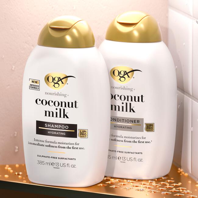 OGX nourishing coconut milk shampoo