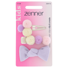 Zenner Klik-klak haarspeld kids 3x