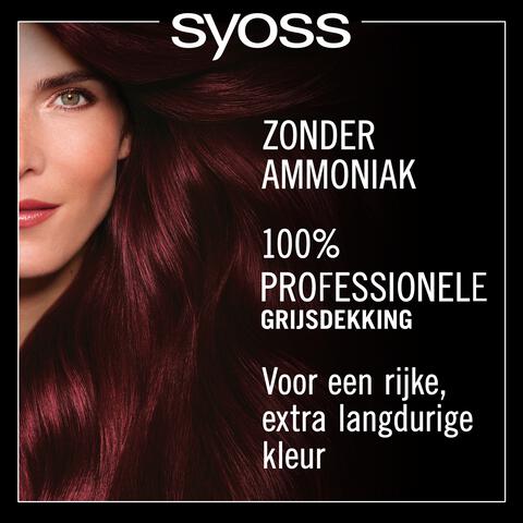Syoss Oleo Intense Permanente Haarkleuring 4-23 Bordeaux Rood/Bordeaux Intense