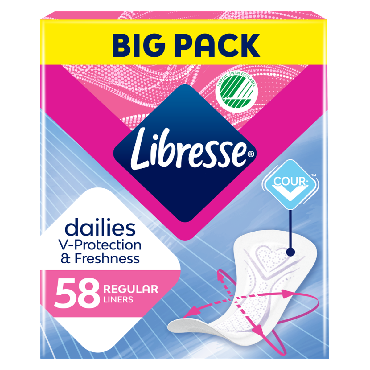 Libresse Inlegkruisjes Normal — 58 stuks