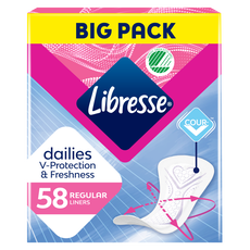 Libresse Regular Inlegkruisjes Big Pack 58 stuks
