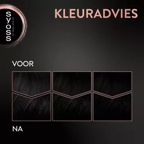 Syoss Haarverf 2-1 Zwartbruin