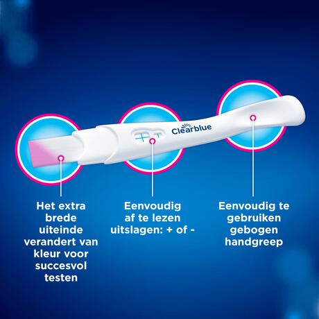 Clearblue Snelle Detectie Zwangerschapstest 1 Stuk