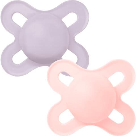 MAM Baby Original Fopspenen Start 0-2 maanden Plain Pink 2 stuks