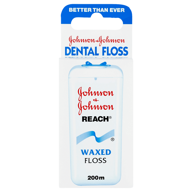 Johnson & Johnson Dental Floss Reach Waxed Floss 1 EA Etos