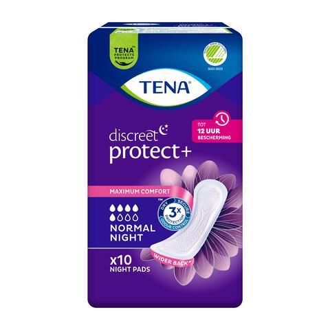 TENA Discreet Normal Night Verbanden 10 stuks