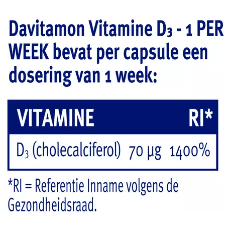 Davitamon D3 Capsules 24 stuks 